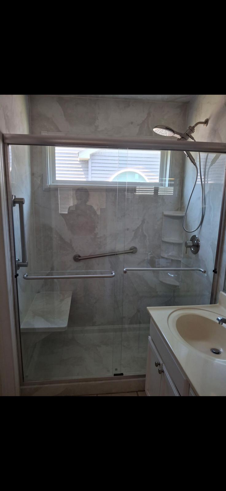 After — Naperville-3 IL — Shower Door Installation bathroom remodel